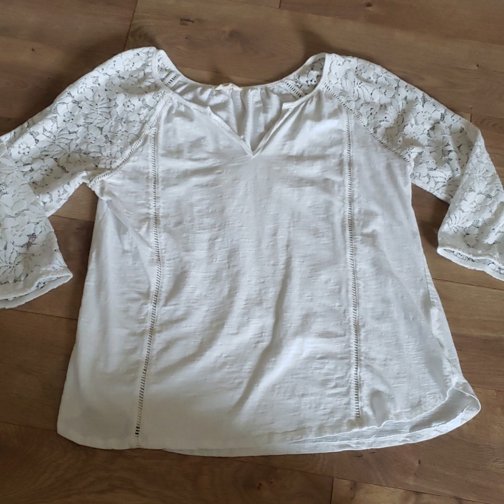 ADIVA  - White Blouse - Size Large